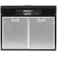 Вытяжка Centek CT-1800-60 BLACK (черн) ширина 60 см +ТОНИРОВКА СТЕКЛА, 350 м3/час, 82 Вт, 3 скор.