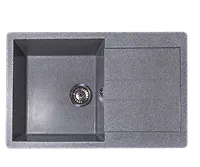 Мойка GranAlliance G-40 (765 х490мм) темно-серая с сифоном