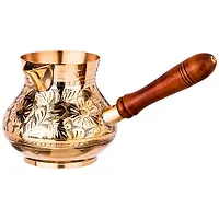 Турка резная "Graving" 800мл. латунь 733-109