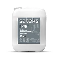 Грунт глубокого проникновения "Sateks" 10кг. (GRAFICS)
