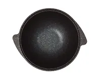 Казан для плова 4,5л со стекл. крышкой, АП линия "Granit ultra" (blue) "Kukmara"