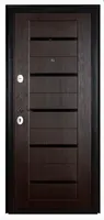 Дверь металлическая 60C (1020 0402) Скин Тем. орех 970 L