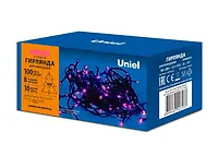 Гирлянда светодиодная ULD-S1000-100/DGA PINK IP20 10м. 100 светодиодов (UL-00008406)