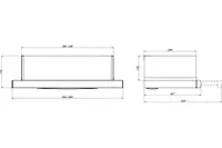 Кухонная вытяжка Elikor Slide-60П-430 (белый/белый)