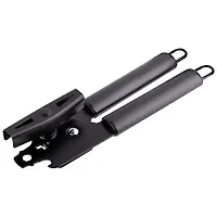 Нож консервный CLASSICO NERO из нержавеющей стали, цвет - черный, non-stick (раб часть) арт.105274