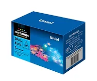 Гирлянда светодиодная ULD-S0700-050/DTA MULTI IP20 SNOWFLAKES-3 (50 свет., 7м, разноцветная)  07936