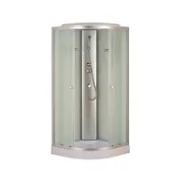 Душ.кабина HDKU100100LF LOW NEW 100х100х215 без г/м, рифл.зад.стекла,рифл.перед.стекла,низ.