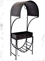 Мангал 780х600х1950 мм, 3 мм, стационар, крыша, колосник Ника Осн