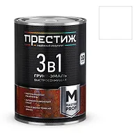 Грунт-эмаль по ржавчине быстросохнущая Престиж белый 45 кг