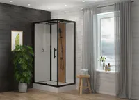 Душевая кабина EvaGold Бамбук 1806B-S 120*80*215 низкий поддон