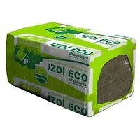 Плита минераловатная теплоизоляционная  IZOL ECO 30-28 кг/м3 1000/600/50 (4,8м2/0,24м3/8шт Х