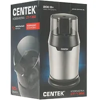 Кофемолка Centek CT-1362 (сталь), 200Вт,60г,стальной стакан,стальная чаша,прозрачная крышка