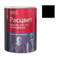 Эмаль "Расцвет" "Универсальная" черная 0,9 кг. (7699)