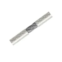 Трос стальной цинк, покрытие ПВХ DIN 3055 4/5мм (100м) г.Ижевск