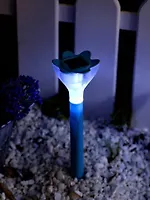 Светильник садовый на солнечной батарее USL-С-418/PT305 Blue crocus (10624)