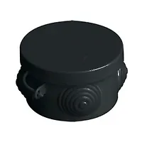 Коробка распаячная D85*40 для о/п IP54 040-039Ч ЧЕРНАЯ VKL electric