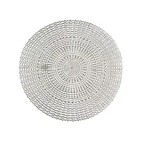 Салфетка декоративная полимер, 40х40 см, круглая, Y4-5456 (407680)