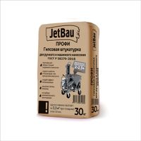 Гипсовая штукатурка белая  машинного нанесения "JetBau" , 30 кг