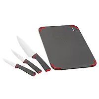 Набор из 3 ножей и разделочной доски Strike Rondell RD-1491 (GR)