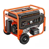 Генератор бензиновый Carver PPG-8000R (LT-190F, 6,0/6,5кВт, 220В, бак 25л,эл.ст,ATS-порт, медь)