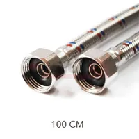 Гибкая подводка для воды VALFEX нерж.сталь 1/2" В-В100 см (100)