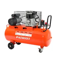 Компрессор Patriot поршневой ременной PTR 100-440I, 440 л/мин, 10 бар, 2200 Вт, 100 л, быстросъемный