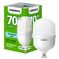 Лампа LED HP 70Вт 230В 6500К E27-E40 GENERICA арт.LL-HP-70-230-65-E27-E40-G