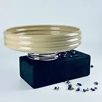 Фруктовница на ножке Multicolor 26 см, фарфор