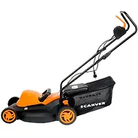 Газонокосилка эл. CARVER LME-1437 (1400 Вт, шир.37 см.,центр.рег.высоты, травосборник 35л)(35шт/пал)