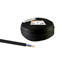 Шнур ШВВПмб 2х0,5 (100м), черный Народный (SQ0120-0303)