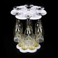 Мини-Бар (белый) 12пр. арт.1502- НГ (Крокус) Нацвет,гравировка.Желтый