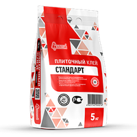 Клей плиточный "Стандарт" 5 кг Старатели