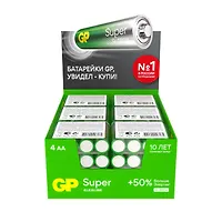 Элементы питания GP Super Alkaline AA (LR6), 96 шт