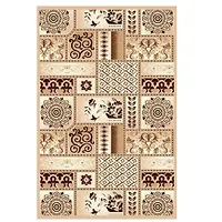 Ковер "ANTIK VIZION" 160*230 прям. - W200A CREAM/L.BROWN