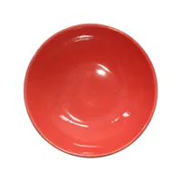 Тарелка 195 Соната суповая декор 1 (коралл) (КубаньФарфор)
