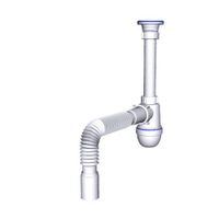 Сифон АНИ 1 1/4 "* 40 с гибкой трубой 40 х 40 (С1005)