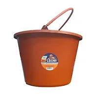 Ведро ударопрочное Leon 20л красное, круглое