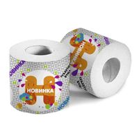 Туалетная бумага "Новинка 100" со втулкой 
