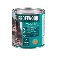 Антисептик лаковый PROFIWOOD атмосферостойкий алкидный дуб 2,4 кг (0865)