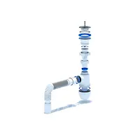 Сифон АНИ 1 1/2 "* 40 с гибкой трубой 40 х 40 (С0105)