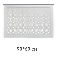 Экран д/радиатор 90х60см Дамаско бел