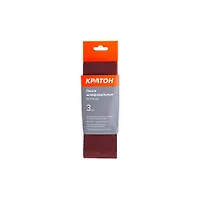 Лента шлифовальная Кратон 457 х 75 мм P60 набор 3шт