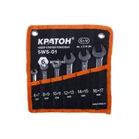 Набор ключей рожковых Кратон SWS-01 6 пр.
