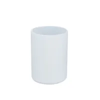 Стакан Swensa Snow SWP-7027WHT-03, белый, пластик