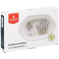Блюдо agness "Душа прованса" 28*17,5*4,5 см 358-2061
