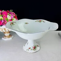 Фруктовница на ножке ДОМИНИКА в под.уп.(х4) Фарфор арт.205-380