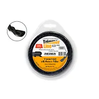 Леска для триммера Rezer Ultra-pro TWISTOP 2.4мм 15м эллипс Rezer код 30491