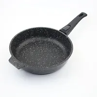 Сковорода 220мм АП "Granit Perfection black", со съемной ручкой арт.02-2250-100