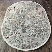 Ковер DECO (Турция) 2х4 овал 10134A SAMON-GREY