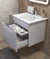 Тумба GRANI - 750-0-1 белая, подвесная (под умыв. Оскар-75) г. Нижний Новгород